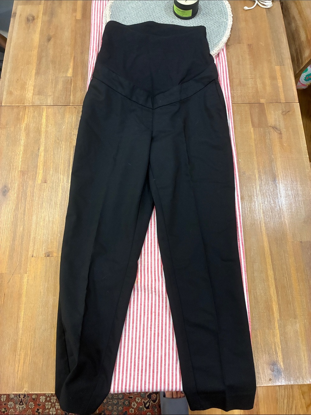 H&M Black Maternity Trousers with V-Waist Panel